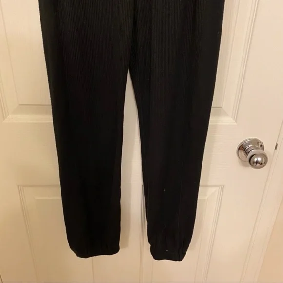 rag & bone Rib Knit Joggers in Black Size S - Picture 12 of 12
